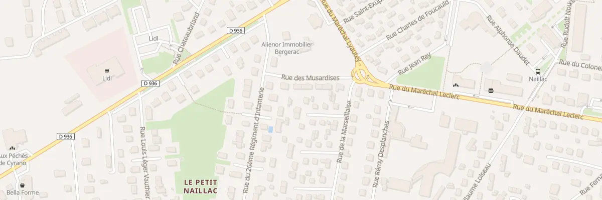 Plan du 7 Imp des Deux Pierrots à Bergerac