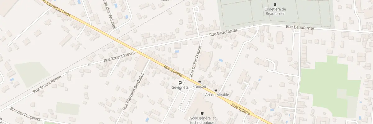 Plan du 149 Rue Valette à Bergerac