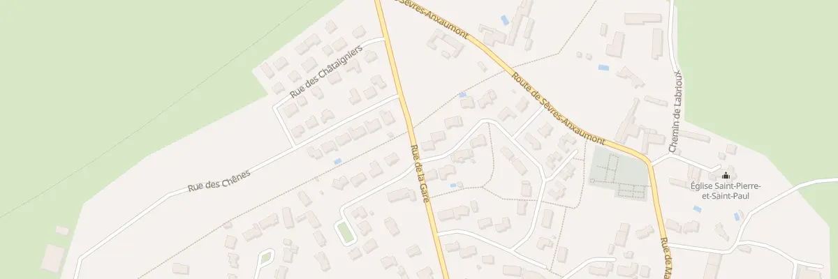 Plan du 15 Rue Fernand Barbotin à Savigny-Lévescault