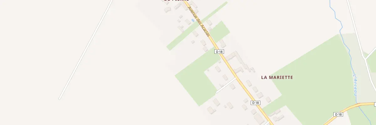 Plan du 21 Av des Acacias à Parçay-sur-Vienne