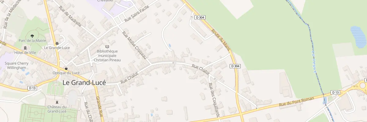 Plan du 39 Rue Chalot au Grand-Lucé
