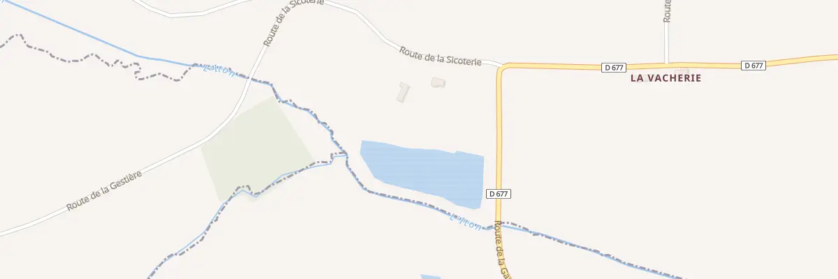 Plan du 104 La Sicoterie à La Ferrière-au-Doyen