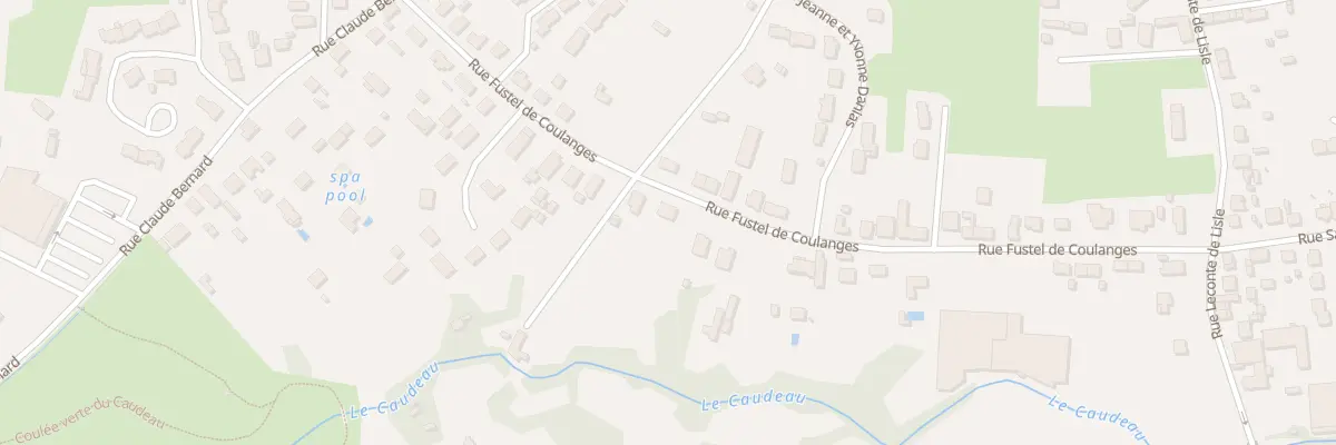Plan du 36 Rue Fustel de Coulanges à Bergerac