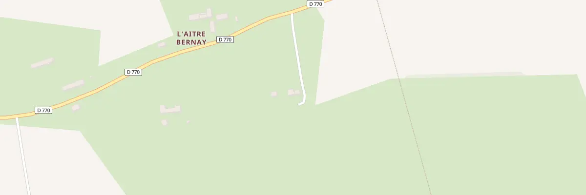 Plan du 1 Village de l’Aitre Bernay à Courgeoût