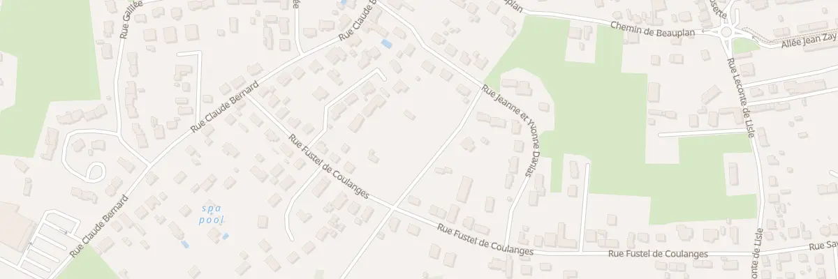 Plan du 41 Rue Fustel de Coulanges à Bergerac