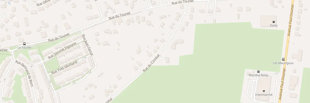 Plan du 20 Rue du Combal à Bergerac