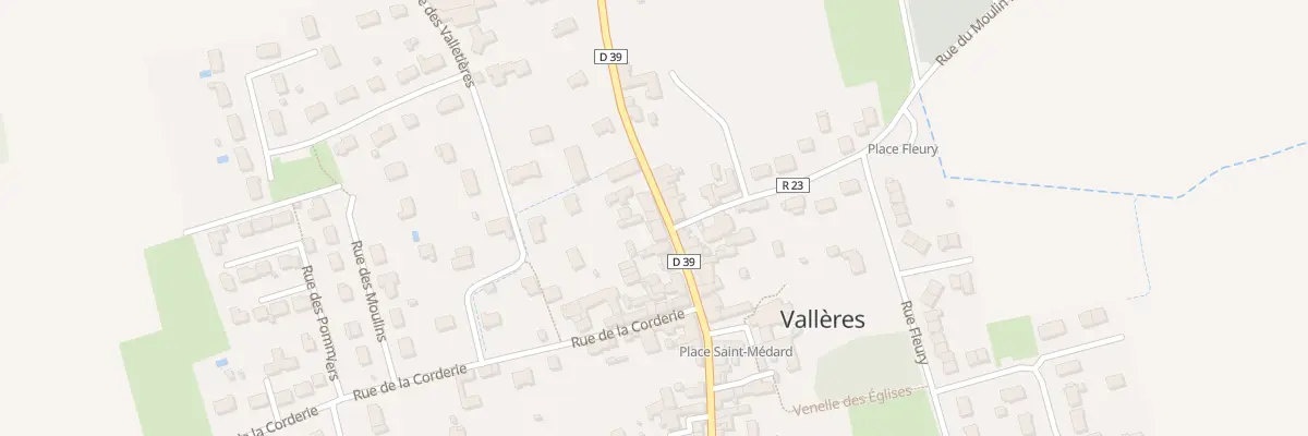 Plan du 45 Rue du Val de Loire à Vallères