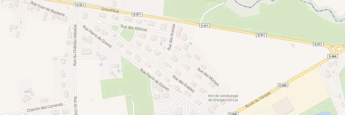 Plan du 2 Rue des Muriers à Granges-sur-Lot