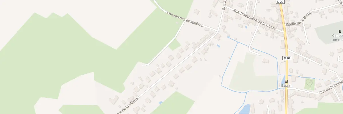Plan du 24 Rue de la Merize au Breil-sur-Mérize