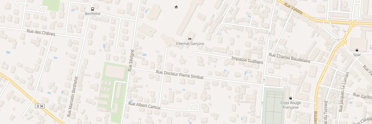 Plan du 9001 Imp Guilhem à Bergerac