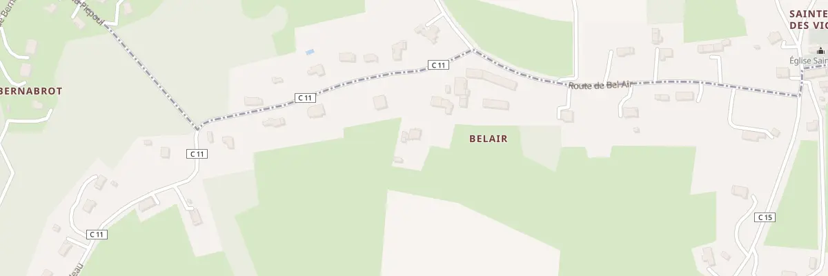 Plan du 9005 Bel-Air à Ginestet