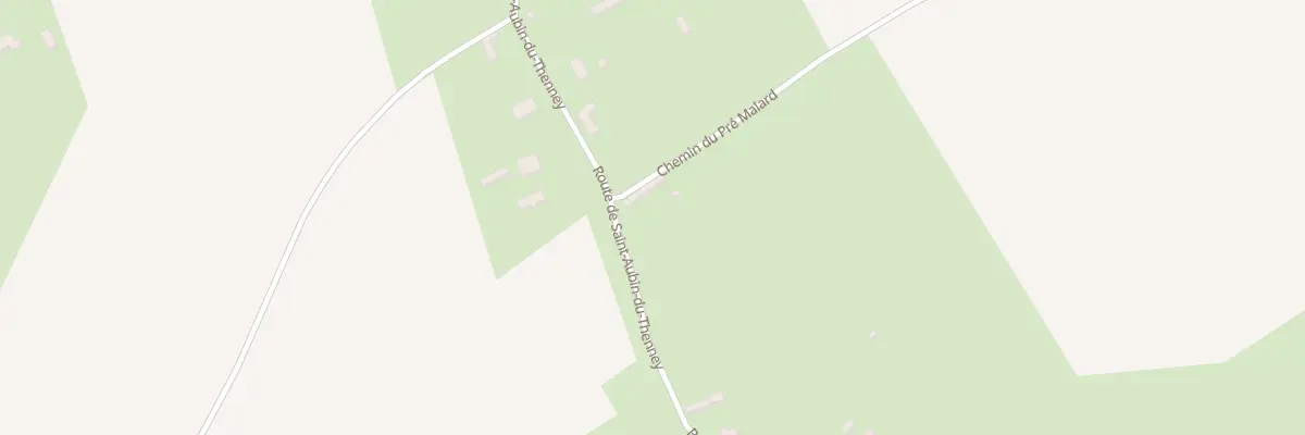 Plan du 11 Rte de St Aubin du Thenney à Capelle-les-Grands