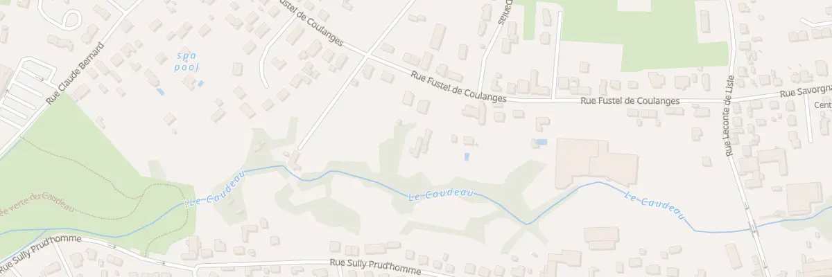 Plan du 32 Rue Fustel de Coulanges à Bergerac
