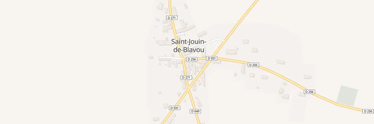 Plan du 2 Rue des Artisans à Saint-Jouin-de-Blavou