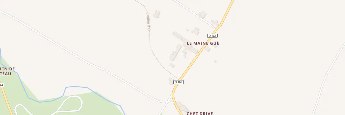 Plan du 5040 Le Maine Gue à Feuillade