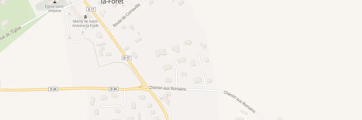 Plan du 89 Che des Romains à Saint-Antoine-la-Forêt