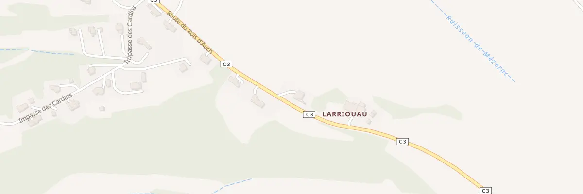 Plan du 2207 Rte du Bois d’Auch à Ordan-Larroque