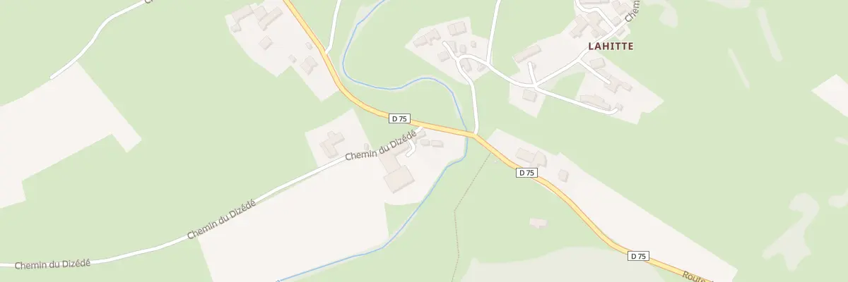 Plan du 1 Che du Dizédé à Bize
