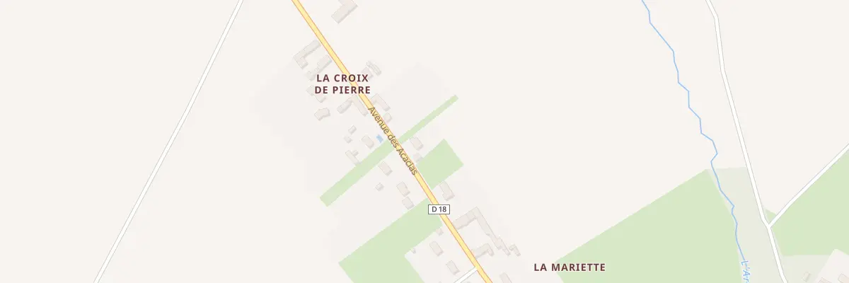 Plan du 20 Av des Acacias à Parçay-sur-Vienne