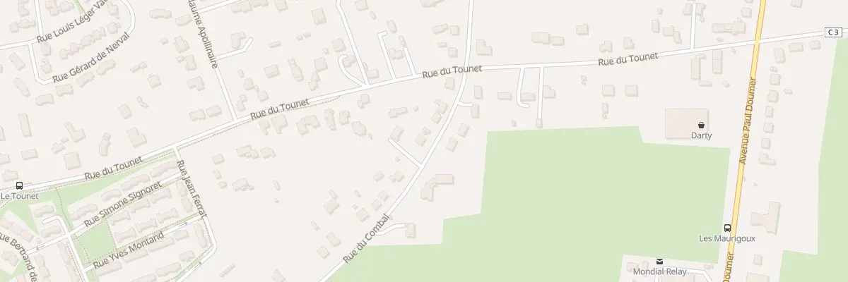 Plan du 8 Rue du Combal à Bergerac