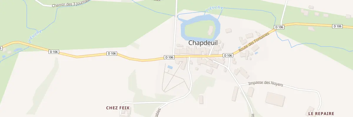 Plan du 57 Le Bourg à Chapdeuil