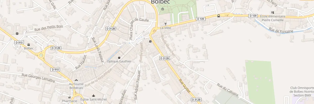 Plan du 14 Rue Guillet à Bolbec