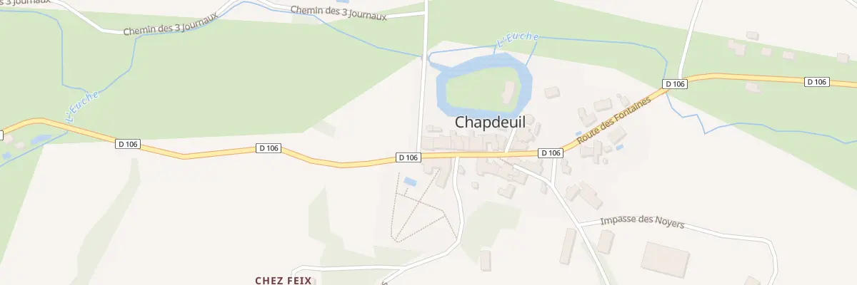 Plan du 55 Le Bourg à Chapdeuil