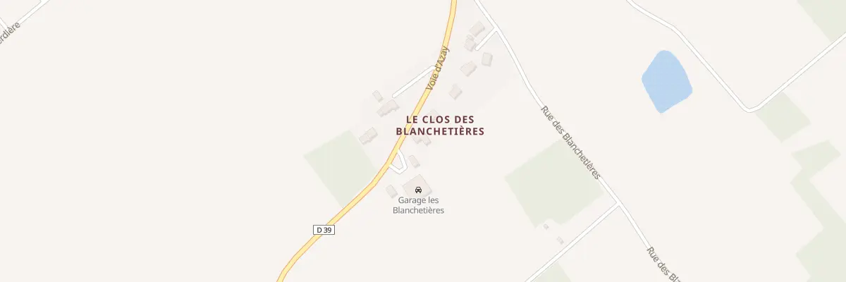 Plan du 21 Voie d’Azay à Vallères