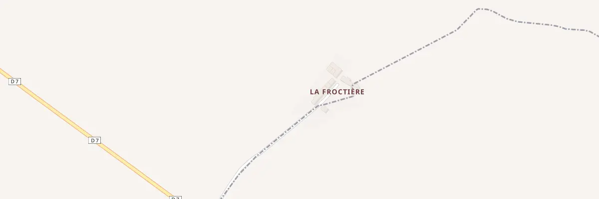Plan du 83 La Froctiere à Bellavilliers