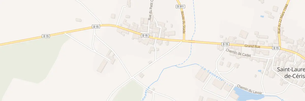 Plan du 4 Che de la Fontaine à Saint-Laurent-de-Céris
