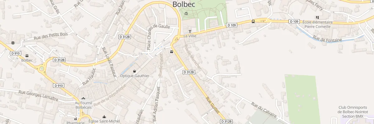 Plan du 21 Rue Guillet à Bolbec