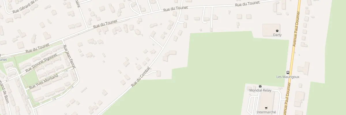 Plan du 9 Rue du Combal à Bergerac