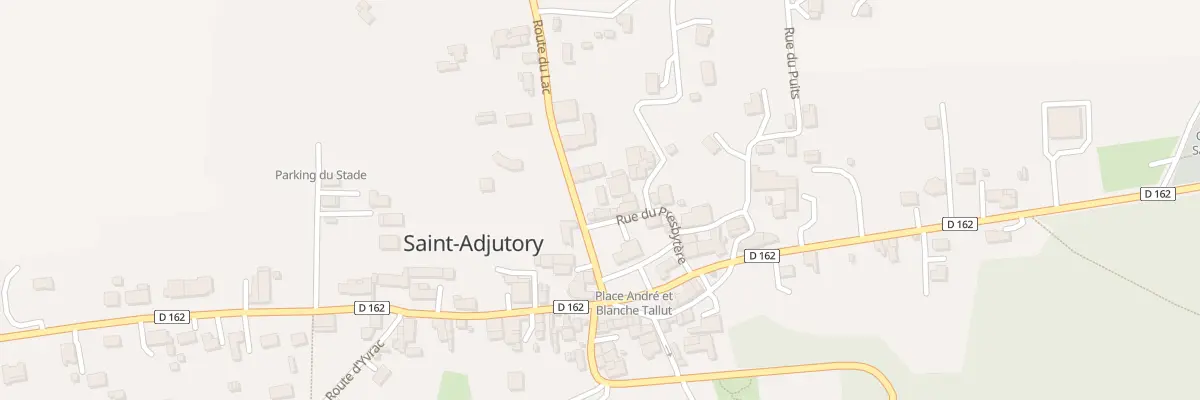 Plan du 1 Rte du Lac à Saint-Adjutory