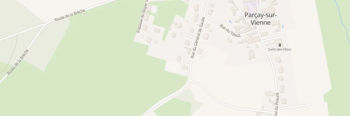 Plan du 16 Rue du General de Gaulle à Parçay-sur-Vienne