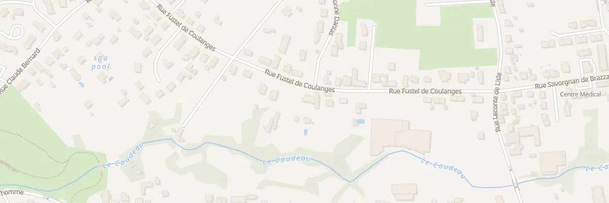 Plan du 28 Rue Fustel de Coulanges à Bergerac