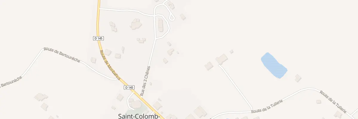 Plan du 305 Rue des Trois Chênes à Saint-Colomb-de-Lauzun