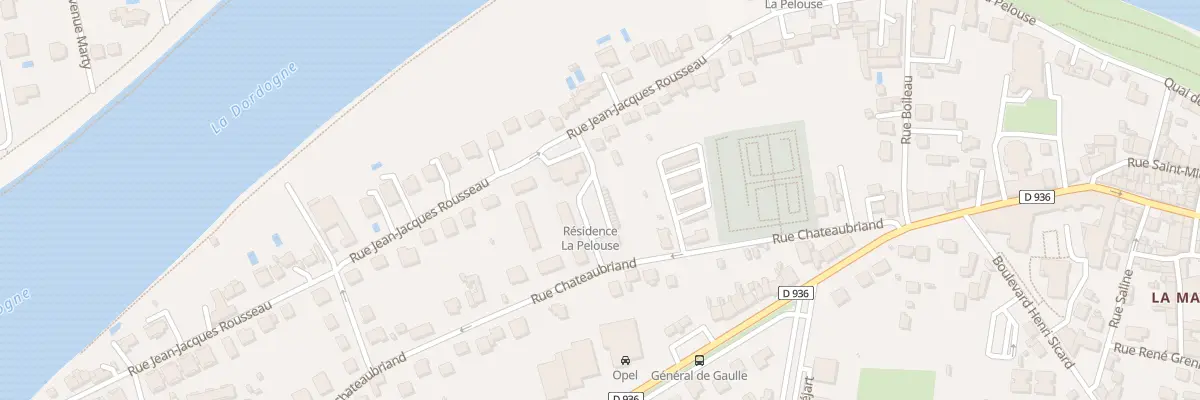 Plan du 41 Rue Jean-jacques Rousseau à Bergerac