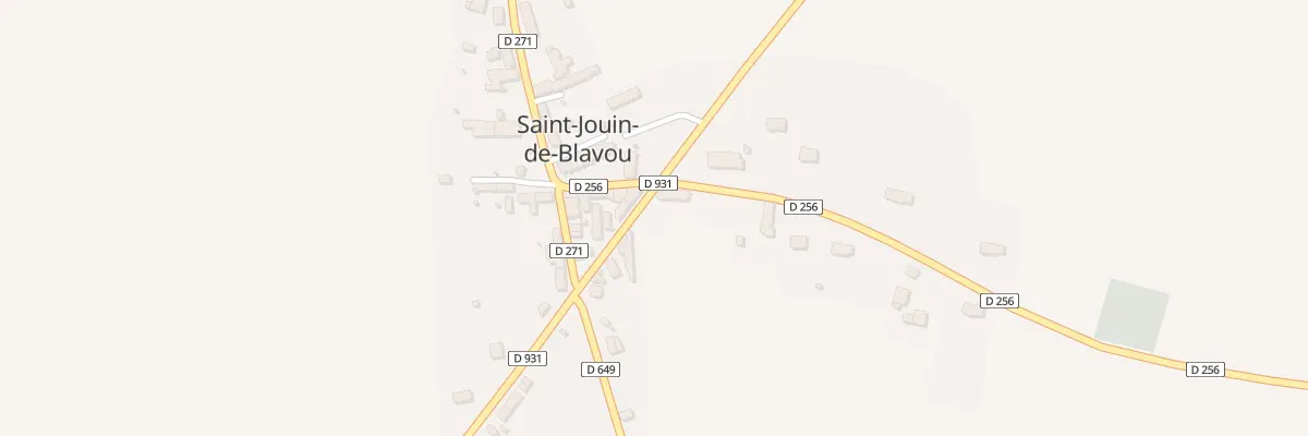 Plan du 2 Rue de la Croix aux Cadrans à Saint-Jouin-de-Blavou