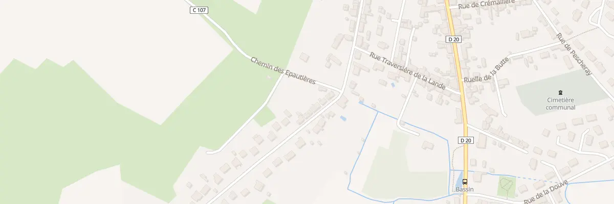 Plan du 10 Rue de la Merize au Breil-sur-Mérize
