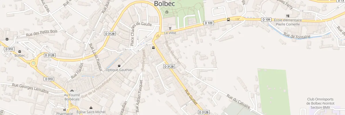 Plan du 27 Rue Guillet à Bolbec