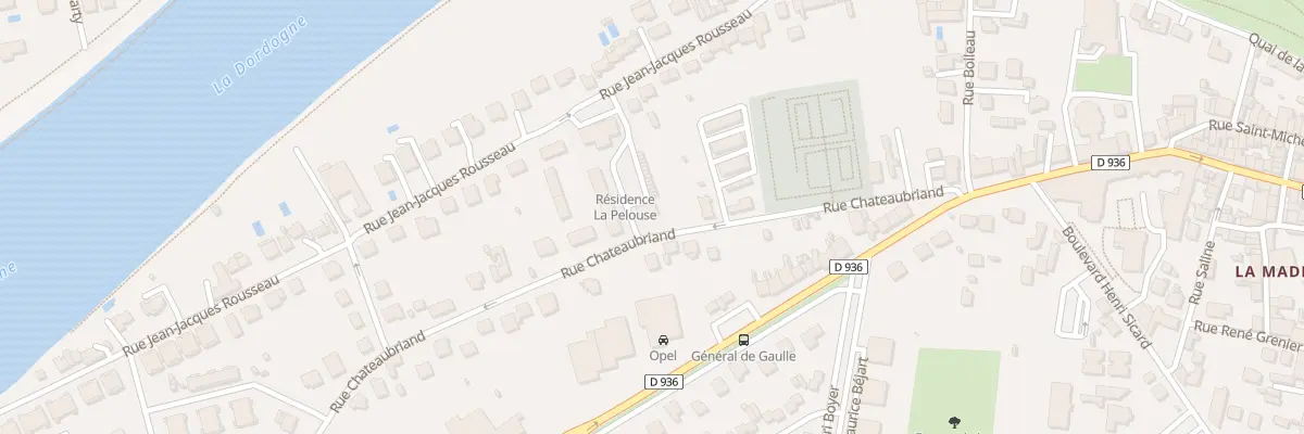 Plan du 11B Rue Chateaubriand à Bergerac