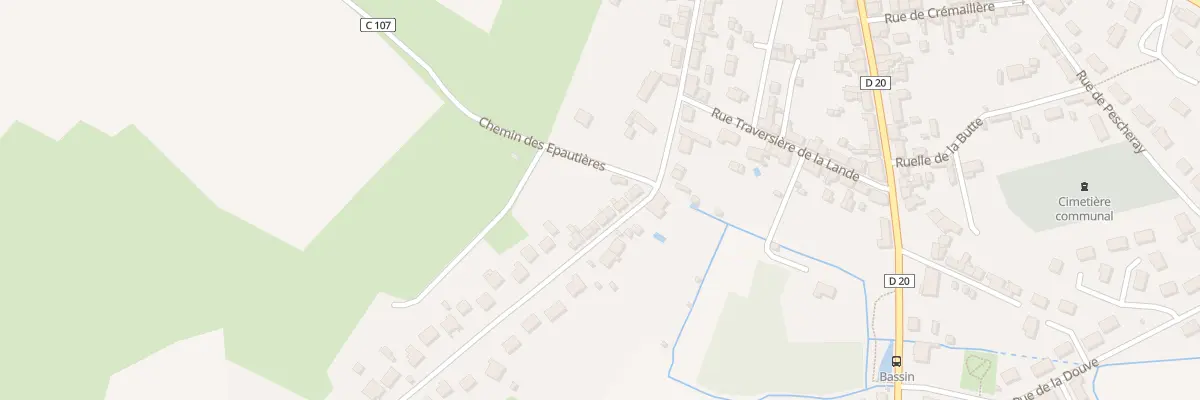 Plan du 8 Rue de la Merize au Breil-sur-Mérize