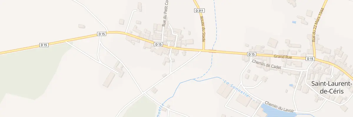 Plan du 1 Che de la Fontaine à Saint-Laurent-de-Céris