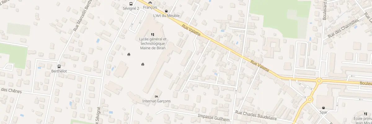 Plan du 106 Rue Valette à Bergerac