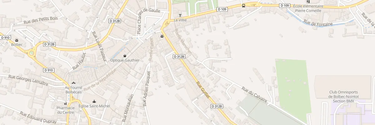 Plan du 39 Rue Guillet à Bolbec