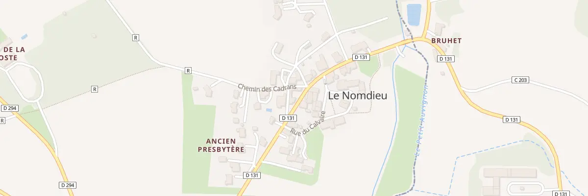 Plan du 20 Rue Principale à Nomdieu