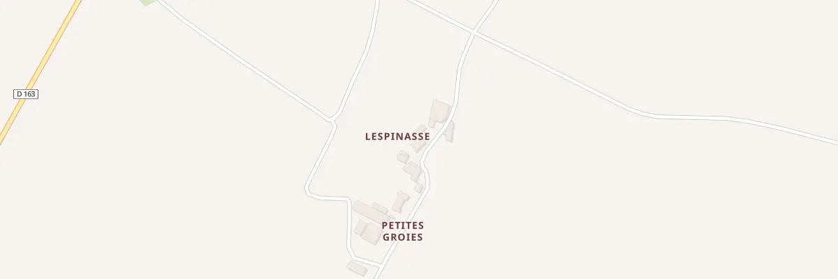 Plan du 5140 Lespinasse à Feuillade