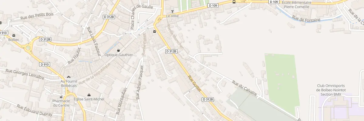 Plan du 43 Rue Guillet à Bolbec