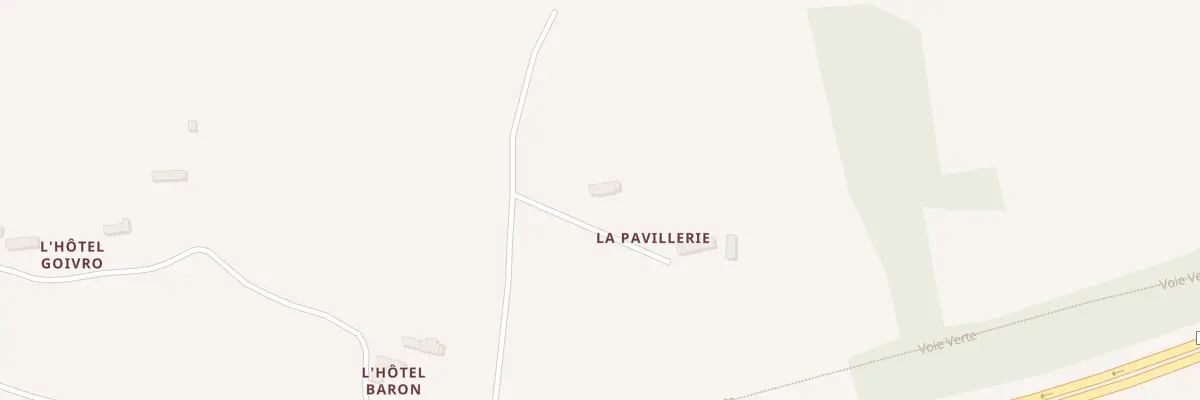 Plan du 54 La Pavillerie à Courgeoût