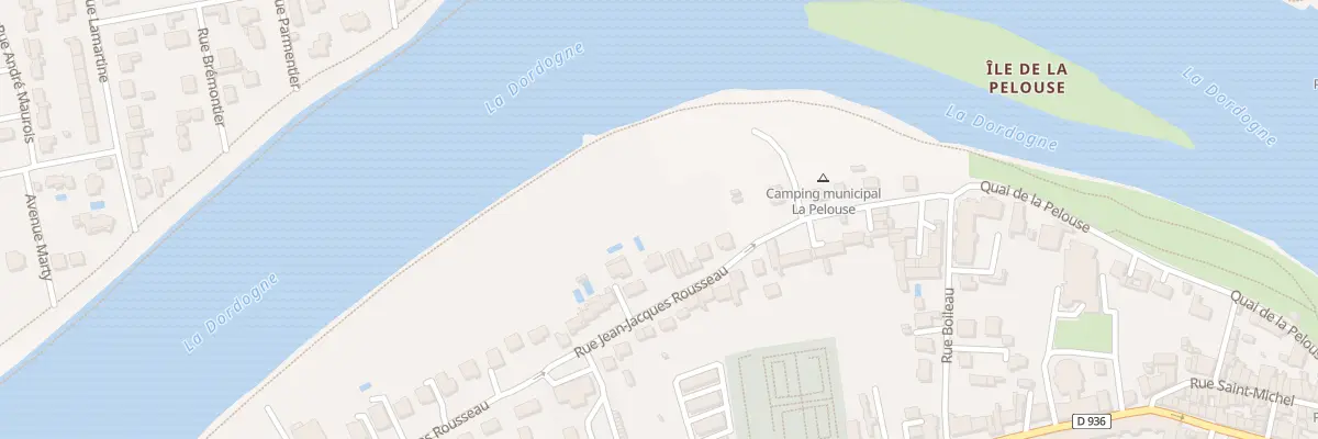 Plan du 20B Rue Jean-jacques Rousseau à Bergerac
